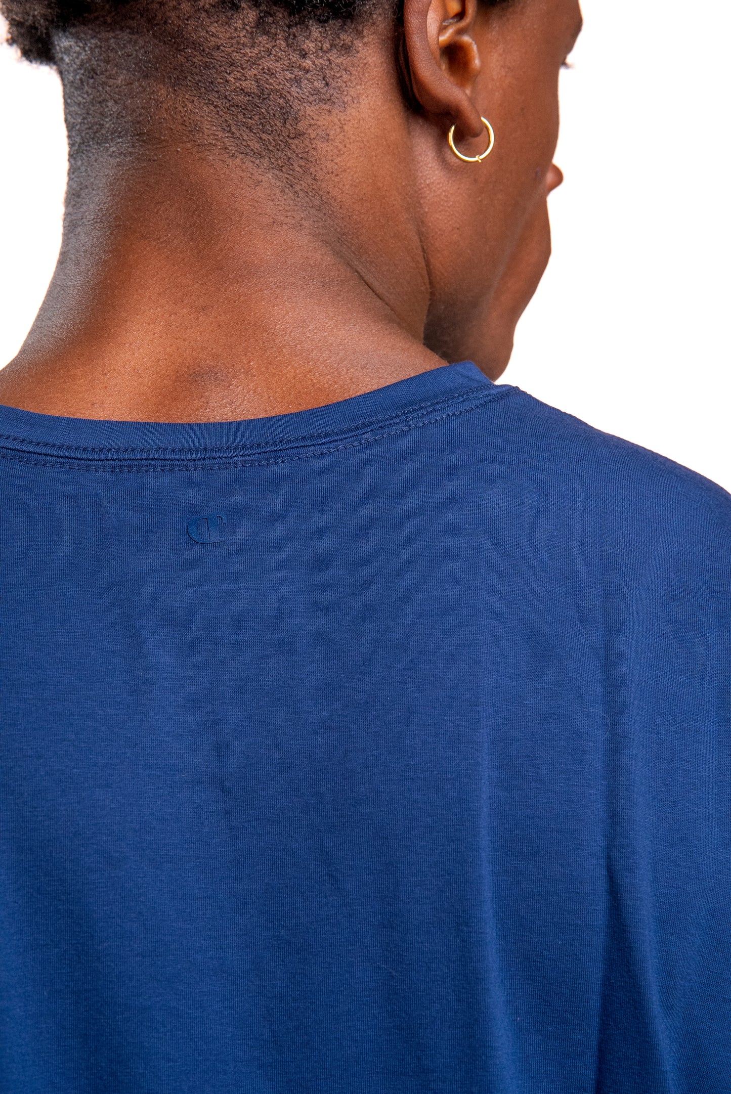 Camiseta Azul Double - Gola V